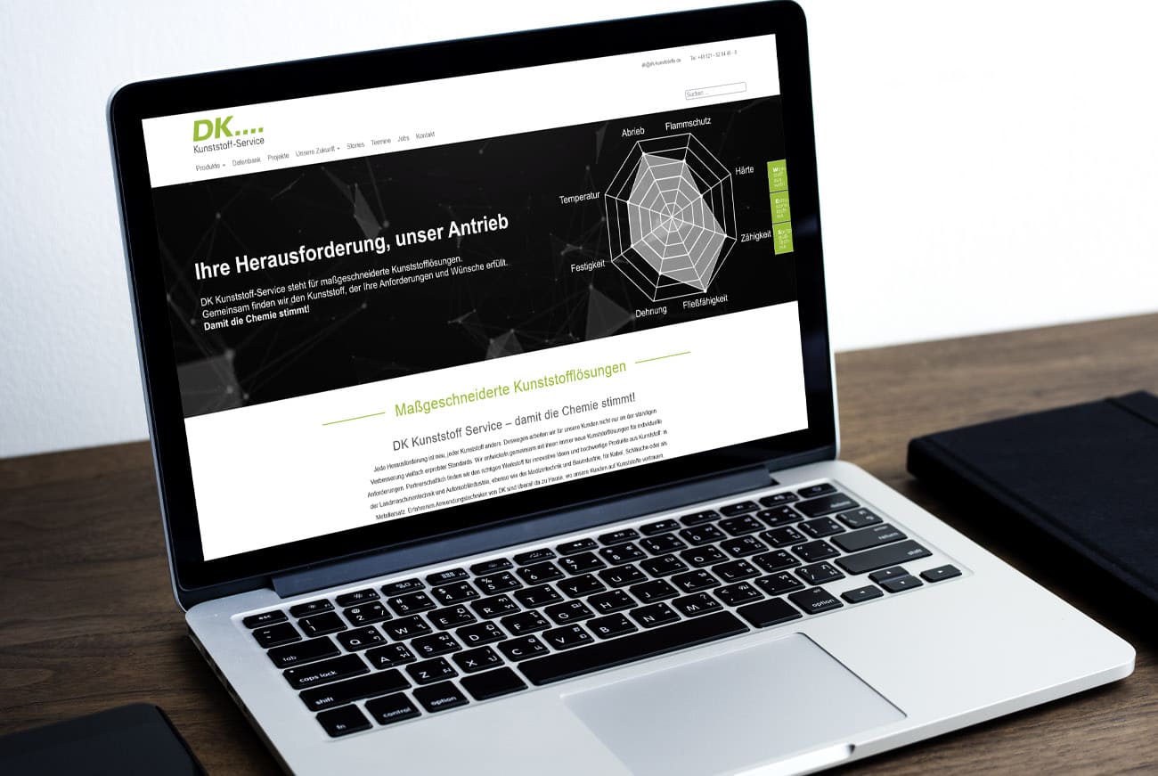 DK Kunststoff: Frische Website, starke Präsenz