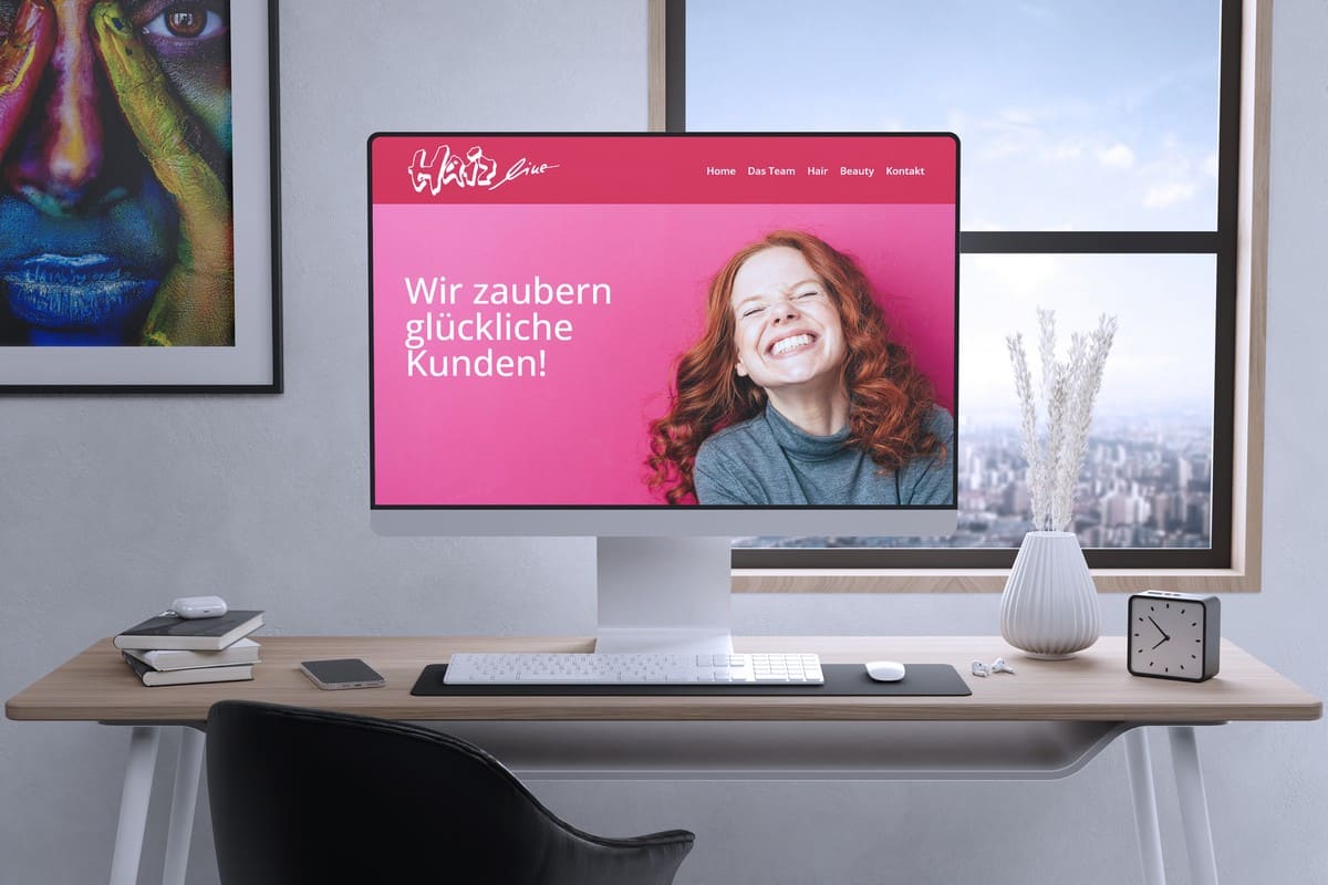 Neue Webseite für Hairline Dinklage